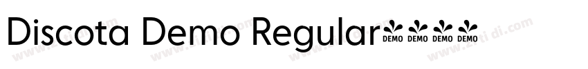 Discota Demo Regular字体转换